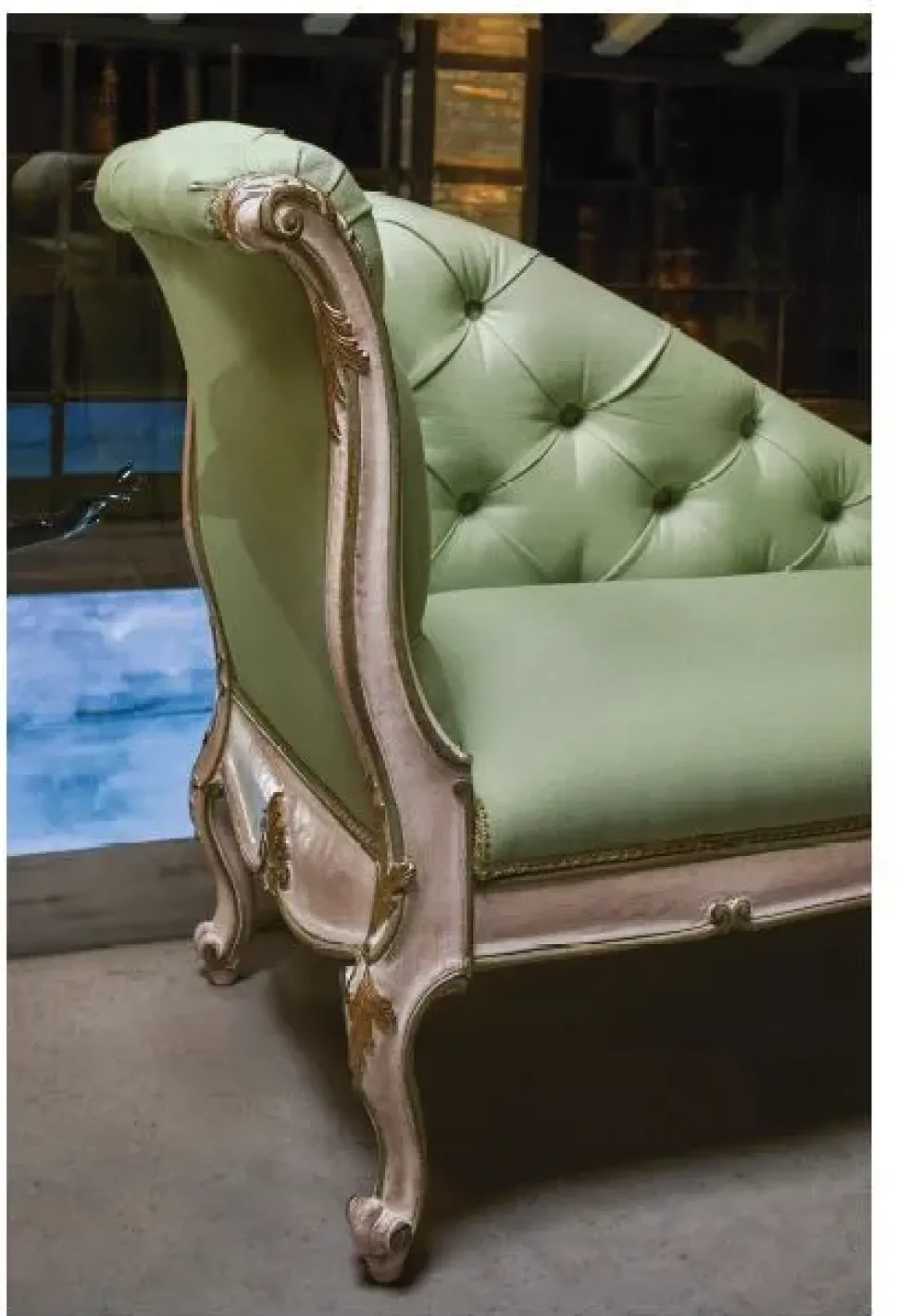 Divano Silvano grifoni -dormeuse Silvano grifoni a prezzo ribassato