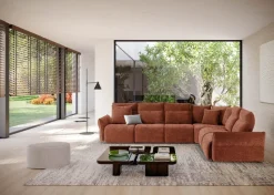 Divano Sirio tessuto in poliuretano Le comfort a prezzo scontato