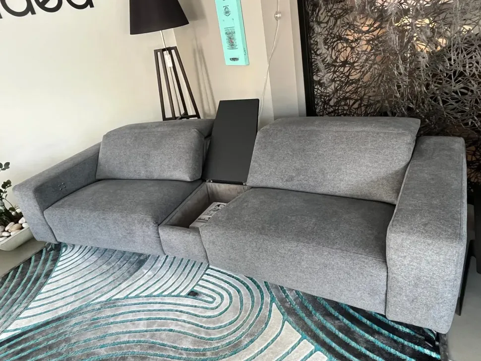 Divano Soho relax tessuto in poliuretano Divanidea a prezzo Outlet