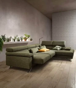 Divano Step special-3 tessuto in poliuretano  Samoa in Offerta Outlet