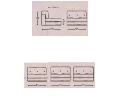 Divano tessuto in poliuretano Md work a prezzo scontato