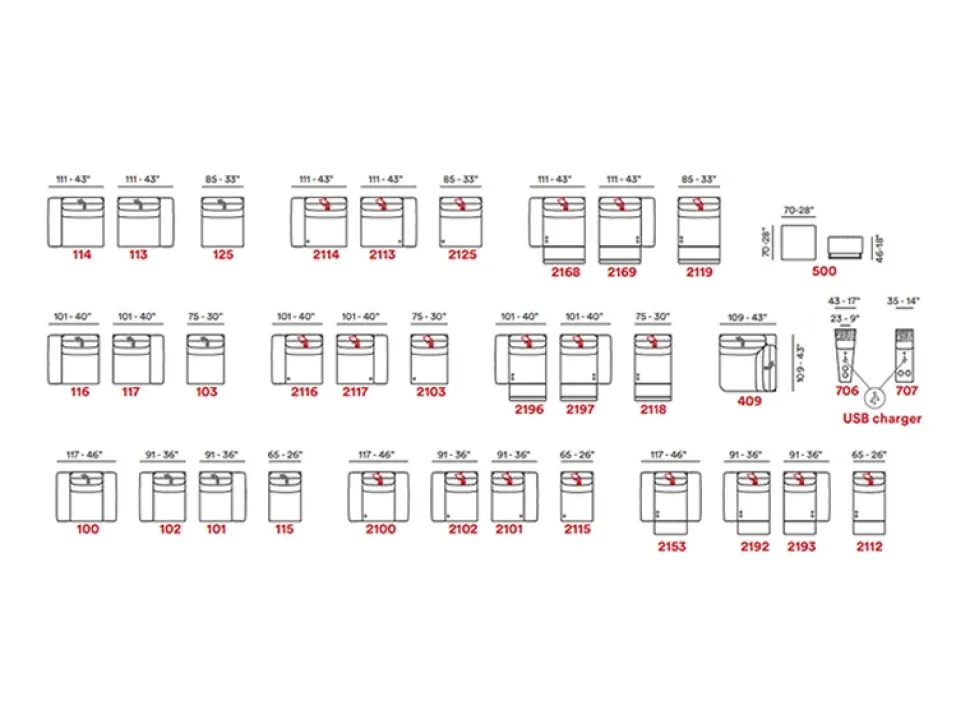Divano tessuto in poliuretano Max divani a prezzo scontato