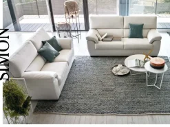 Divano tessuto in poliuretano  Fabbri salotti in Offerta Outlet