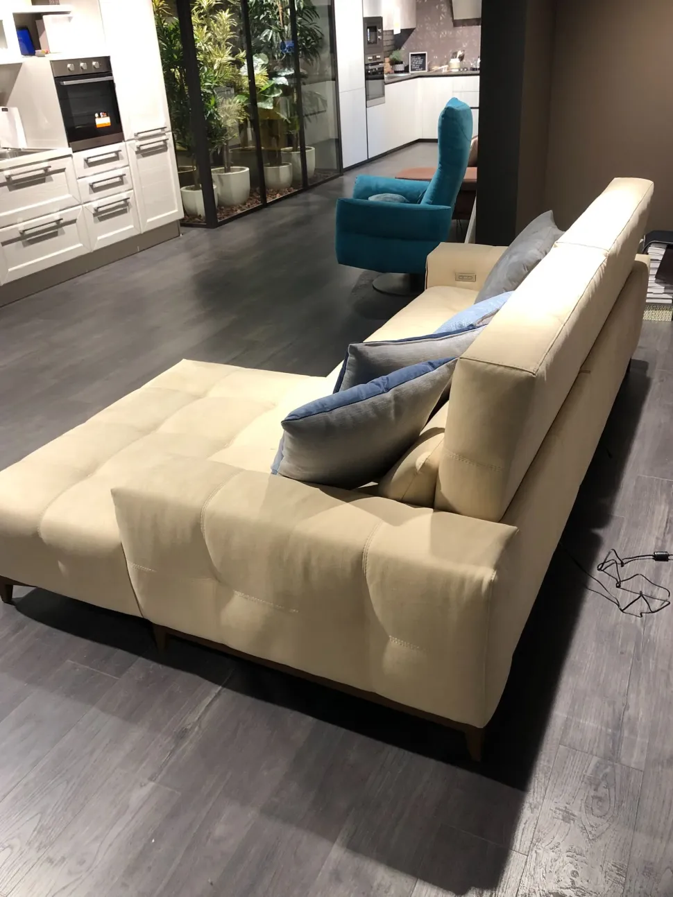 Divano Tiffany in Microfibra non sfoderabile di Egoitaliano scontato 60%