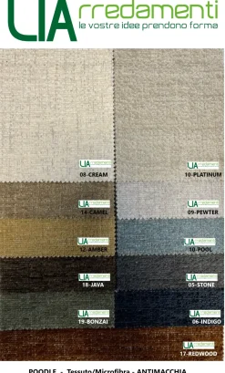 Divano Tiffany penisola in Microfibra Egoitaliano a prezzo ribassato