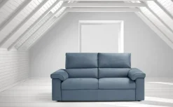 Divano Tosca in Tessuto Vis comoda a prezzo ribassato