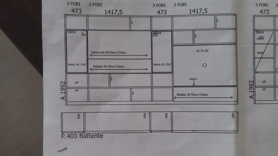 Libreria 505 Molteni & c in stile moderno in offerta