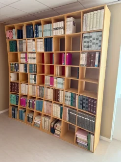 Libreria Artigianale in legno scontata -67%: scopri Biosfera