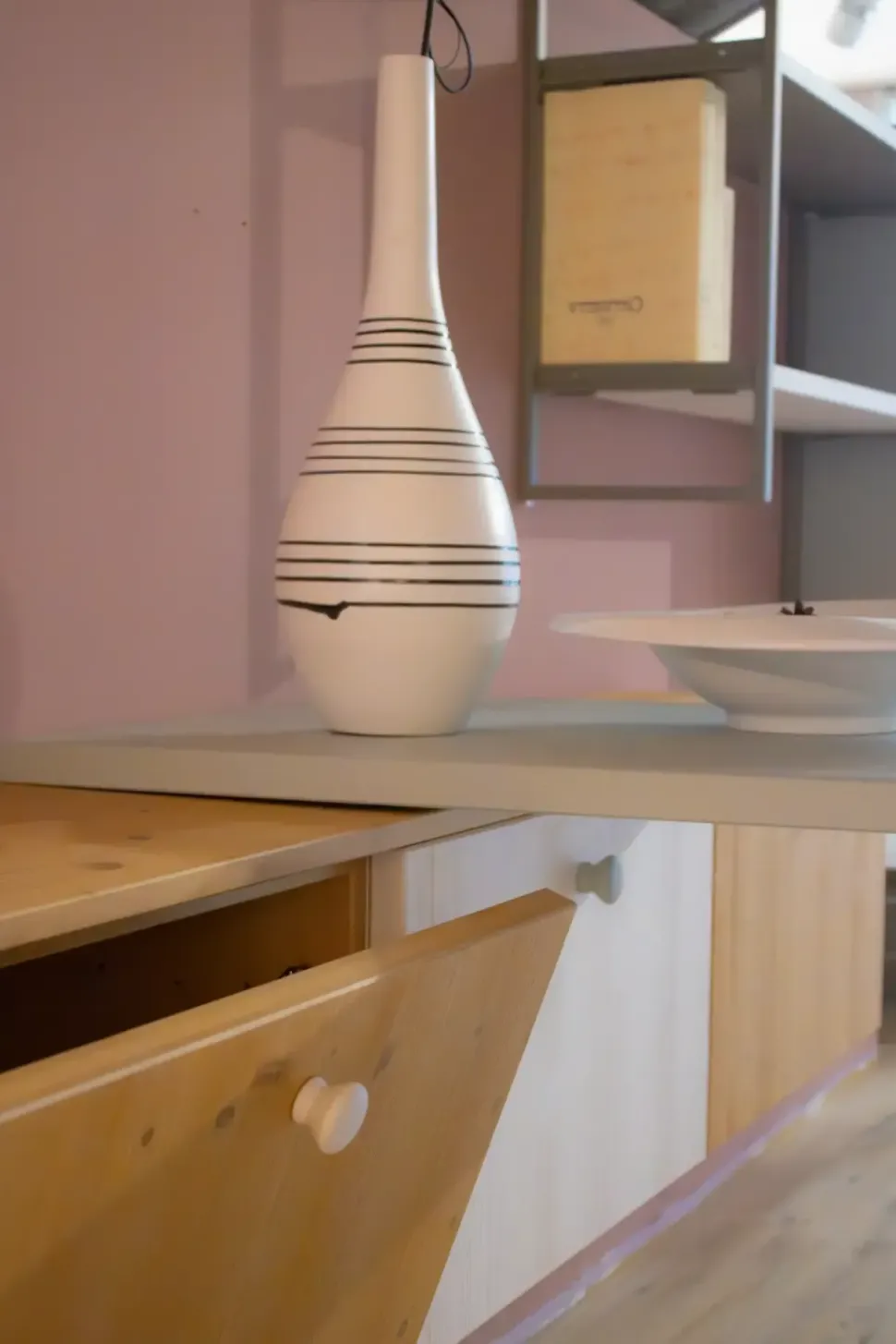 Libreria Callesella in legno a prezzo Outlet: scopri Urban time - libreria titanio e uranio