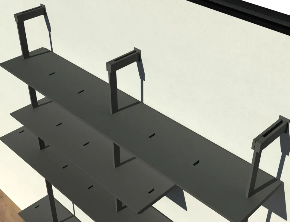 Libreria Cattelan italia in metallo in Offerta Outlet: scopri Airport