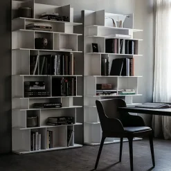 Libreria Cattelan italia in laccato lucido scontata -0%: scopri Wally