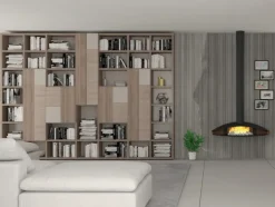 Libreria Composizione 5cento - 7rf 5050_a stile moderno di Favero scontata del 40%