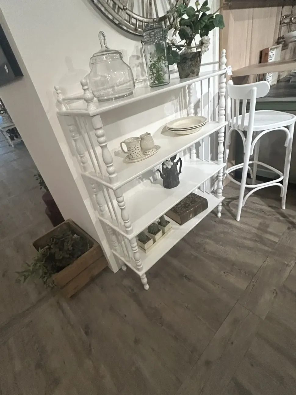 Libreria Etajere stile classica di Dialma brown in Offerta Outlet