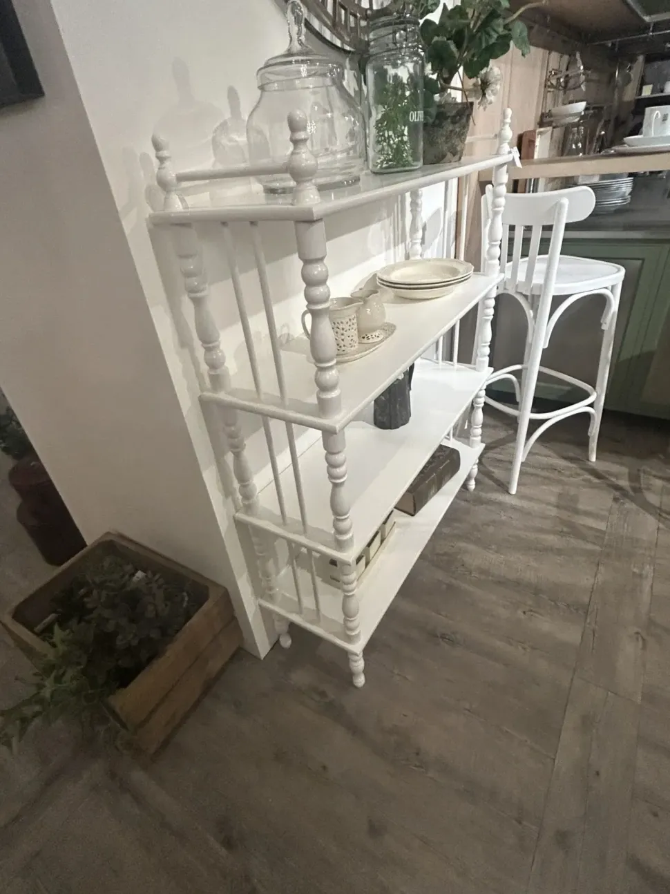 Libreria Etajere stile classica di Dialma brown in Offerta Outlet