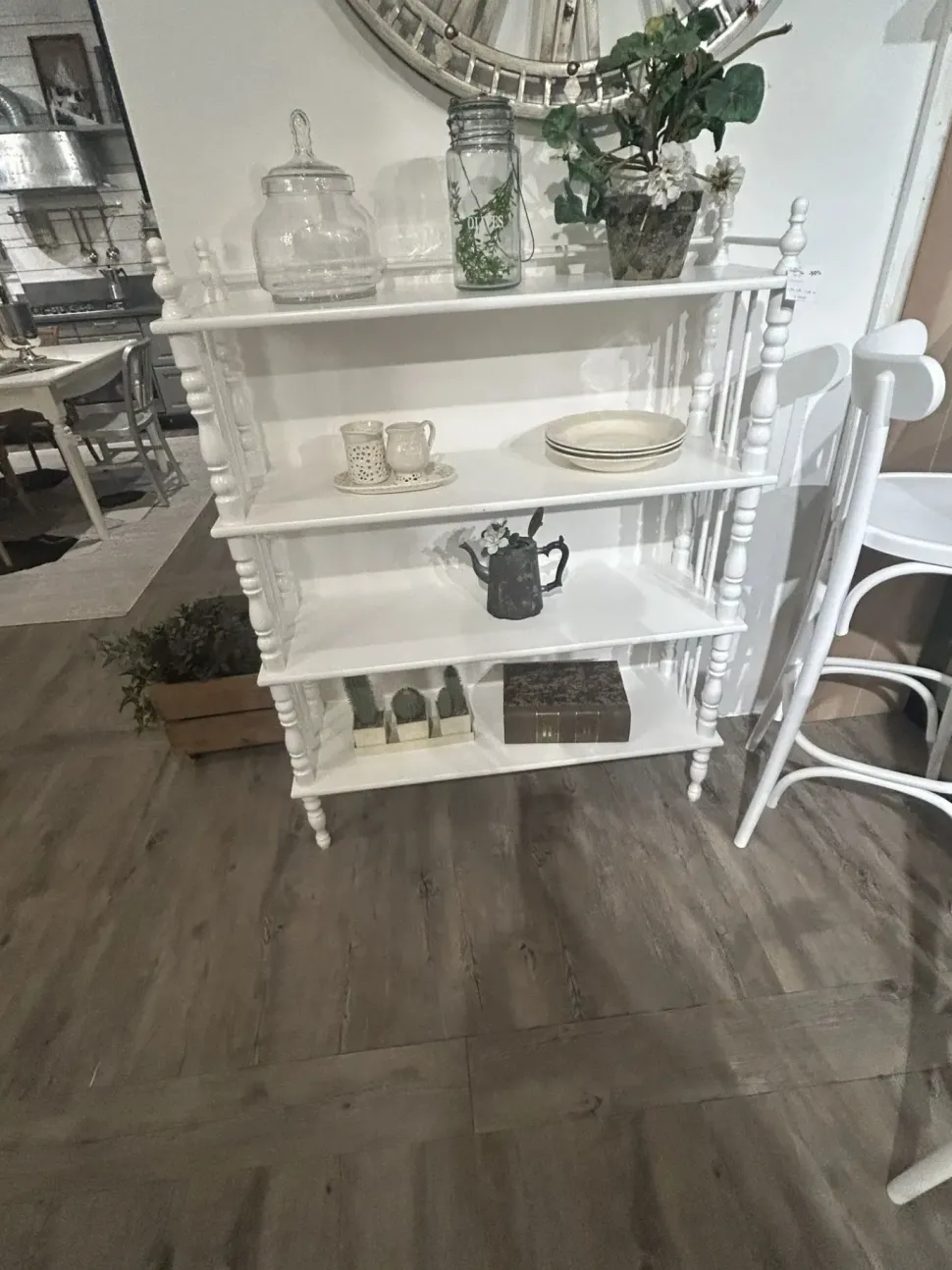 Libreria Etajere stile classica di Dialma brown in Offerta Outlet