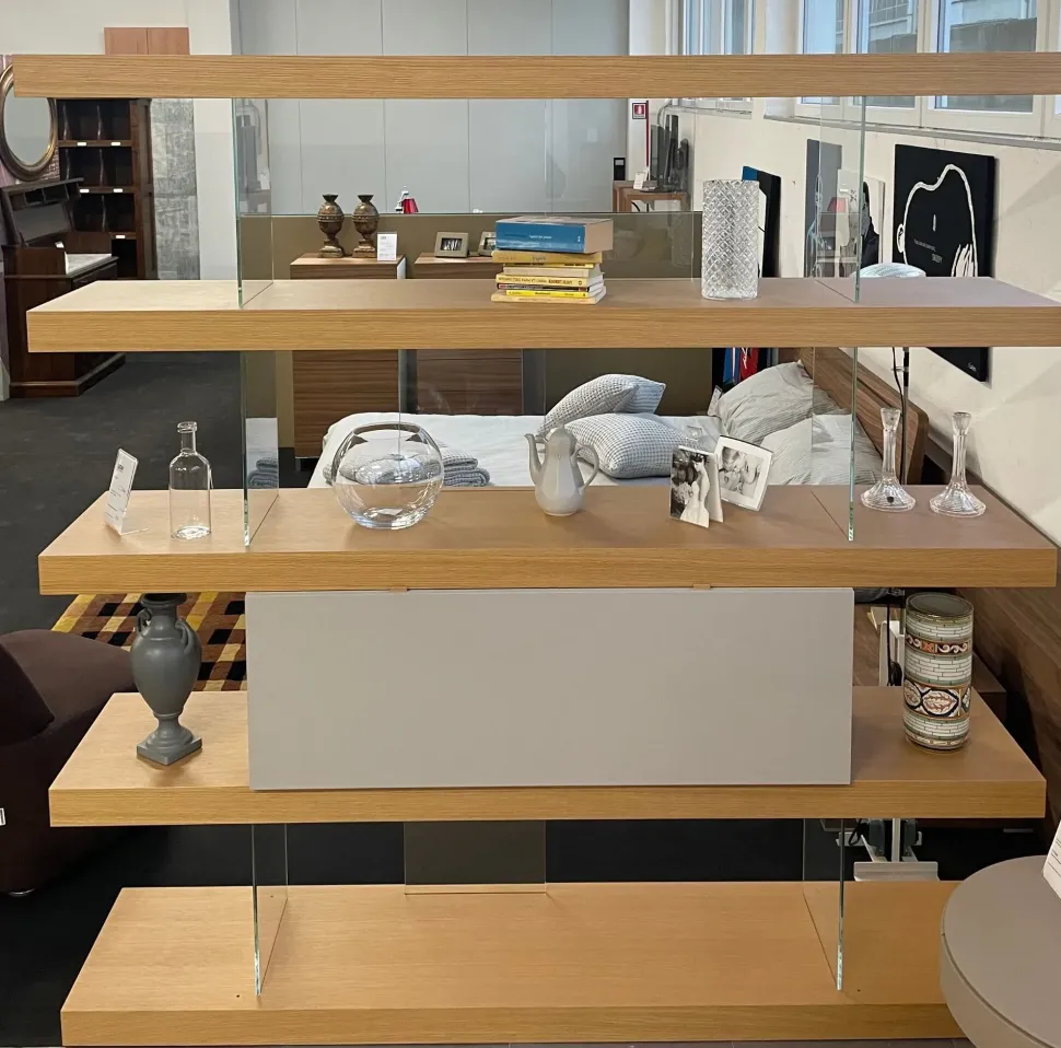 Libreria Forme’s in legno a prezzo Outlet: scopri Effedue