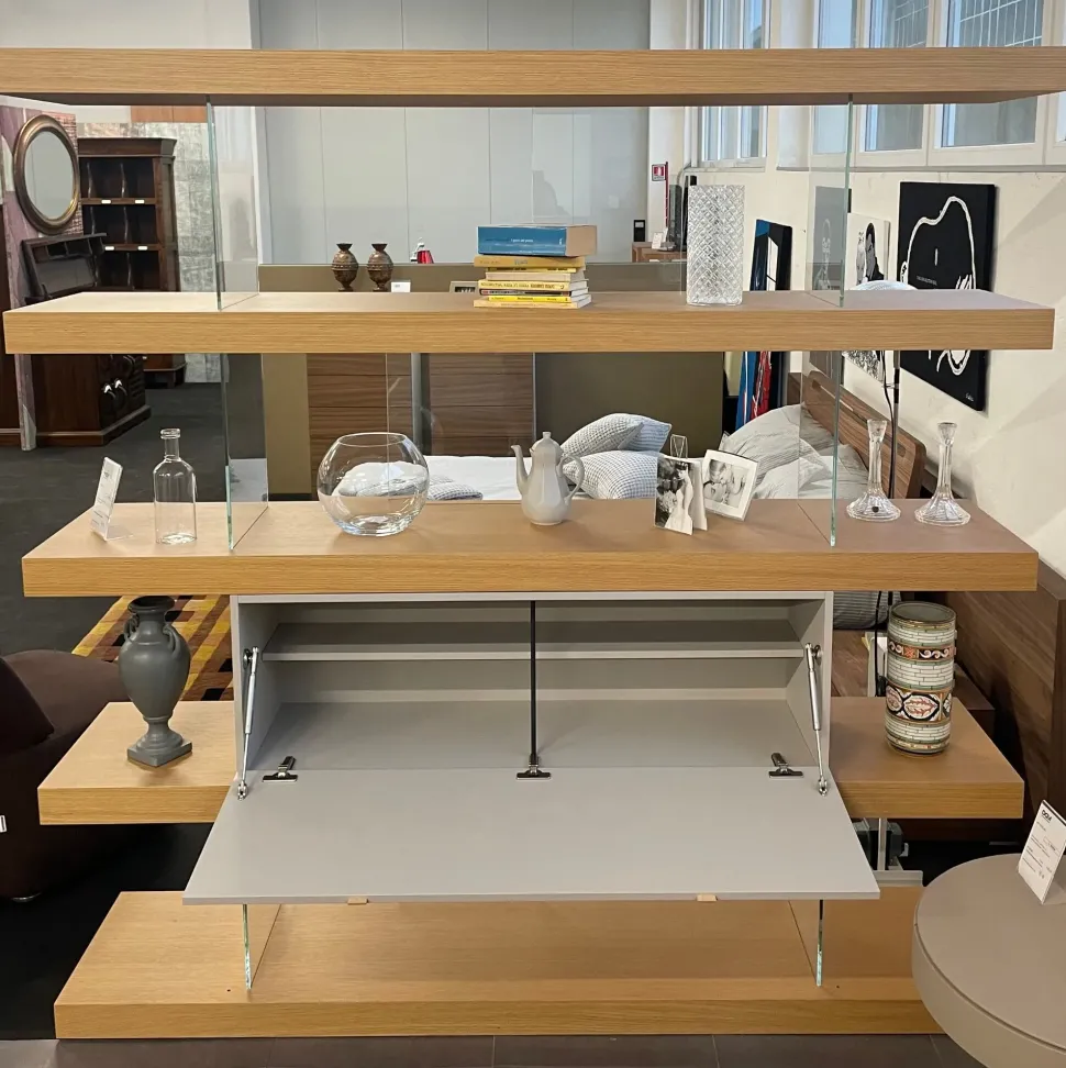 Libreria Forme’s in legno a prezzo Outlet: scopri Effedue