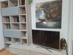 Libreria Giessegi in laminato materico a prezzo scontato: scopri Composizione 155