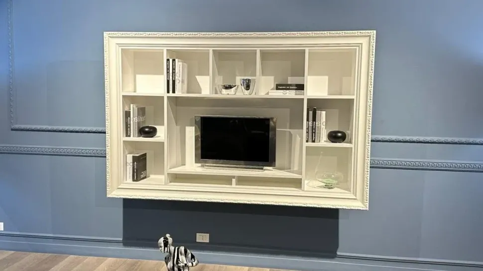 Libreria Greta Cortezari in stile design con forte sconto