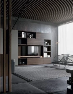 Libreria Hnl041 stile moderno di Santalucia scontata del 30%