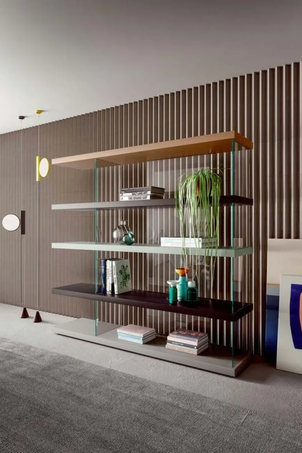 Libreria Lago in laccato opaco scontata -21%: scopri Libreria air 0535