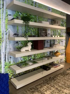 Libreria Lago in laccato opaco in Offerta Outlet: scopri Air - mdw24
