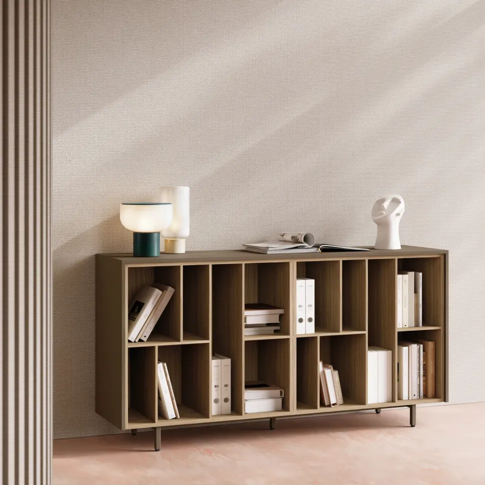 Libreria Las mobili in legno scontata -30%: scopri Sigma a giorno