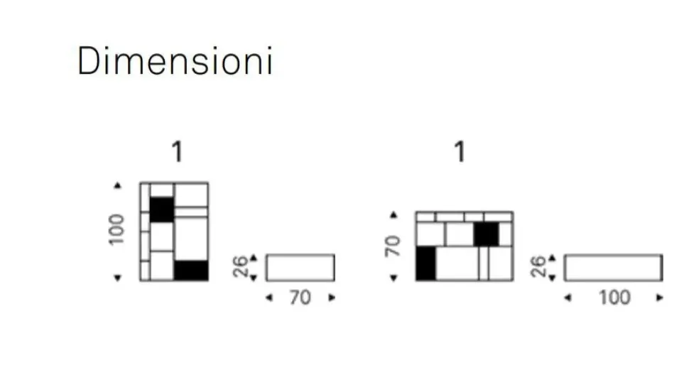 Libreria Latitude stile design di Cattelan italia scontata del 23%