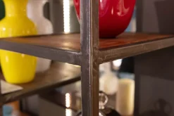 Libreria Libreria con contenitore e cassetti in legno massello in stile design di Artigianale in OFFERTA OUTLET