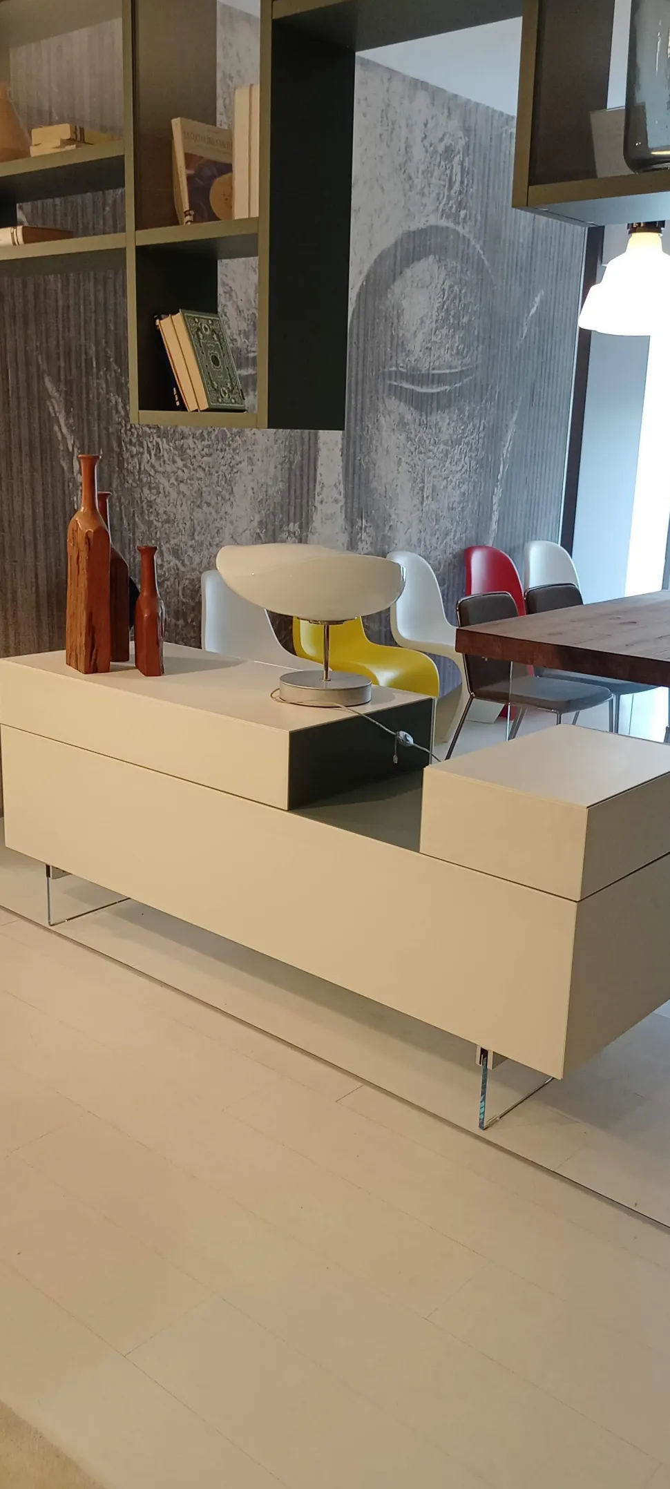 Libreria Libreria sospesa in stile design di Lago in OFFERTA OUTLET