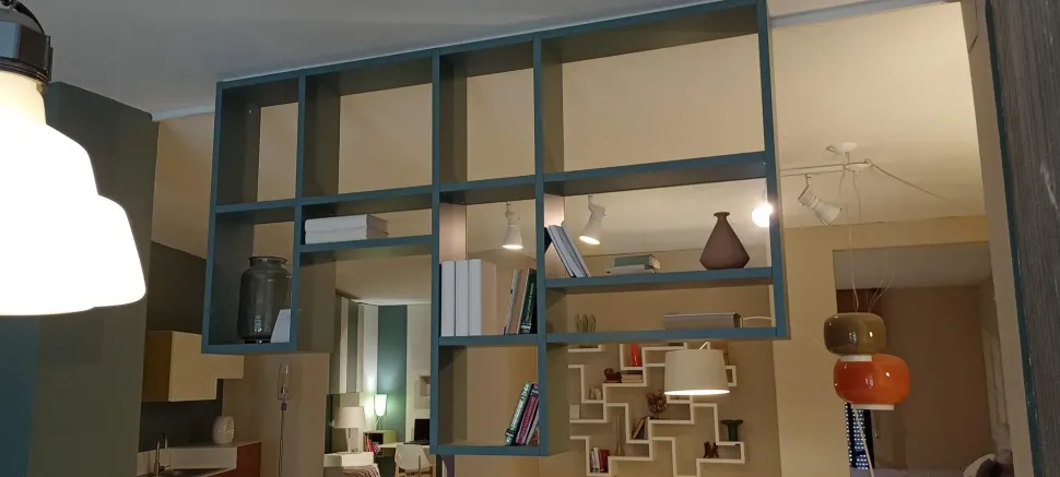 Libreria Libreria sospesa in stile design di Lago in OFFERTA OUTLET