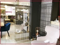 Libreria Metrica titanio Mogg in stile design in offerta