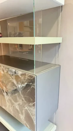 Libreria modello Air bifacciale di Lago a prezzo scontato