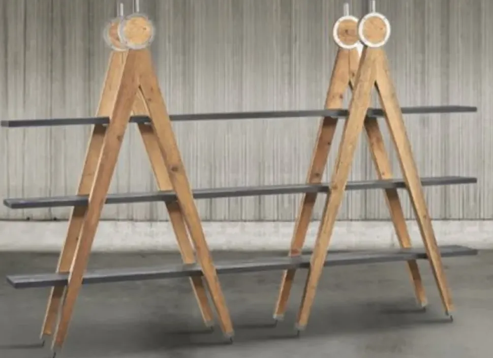 Libreria modello Etagere di Dialma brown in Offerta Outlet