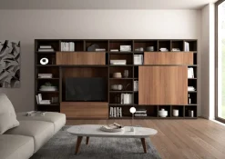 Libreria modello Living 557 di Giessegi in Offerta Outlet
