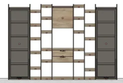 Libreria modello Qsm 612 di Imab a prezzo scontato