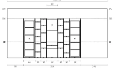 Libreria modello Qsm 612 di Imab a prezzo scontato
