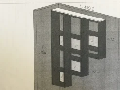 Libreria modello Weightless  di Lago a prezzo Outlet