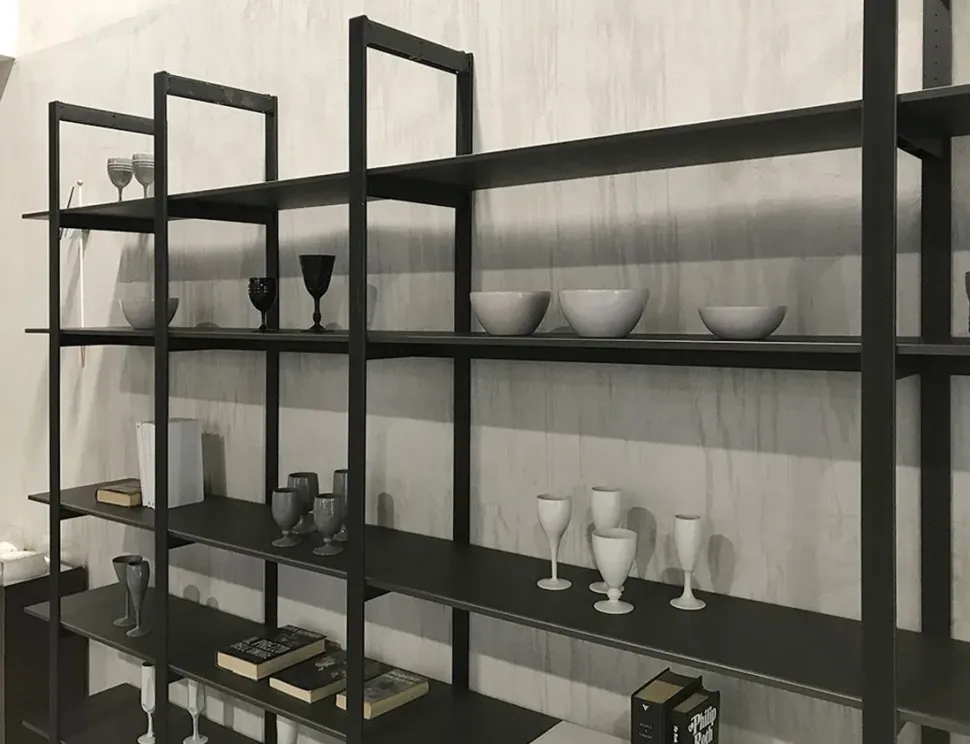 Libreria Modulnova in metallo a prezzo scontato: scopri Unlimited bifacciale