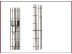 Libreria Mogg in metallo scontata -25%: scopri Metrica wall c