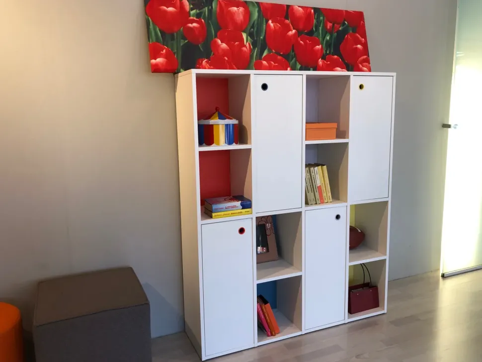 Libreria Nidi stile design di Battistella in offerta