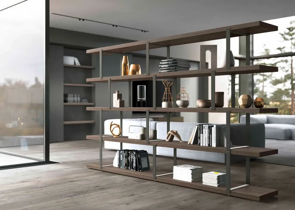 Libreria Olivieri in legno scontata -30%: scopri New york