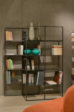 Libreria Optic stile moderna di Bonaldo scontata del 42%