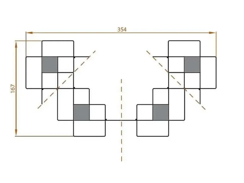 Libreria Pezzani in metallo in Offerta Outlet: scopri Mondrian