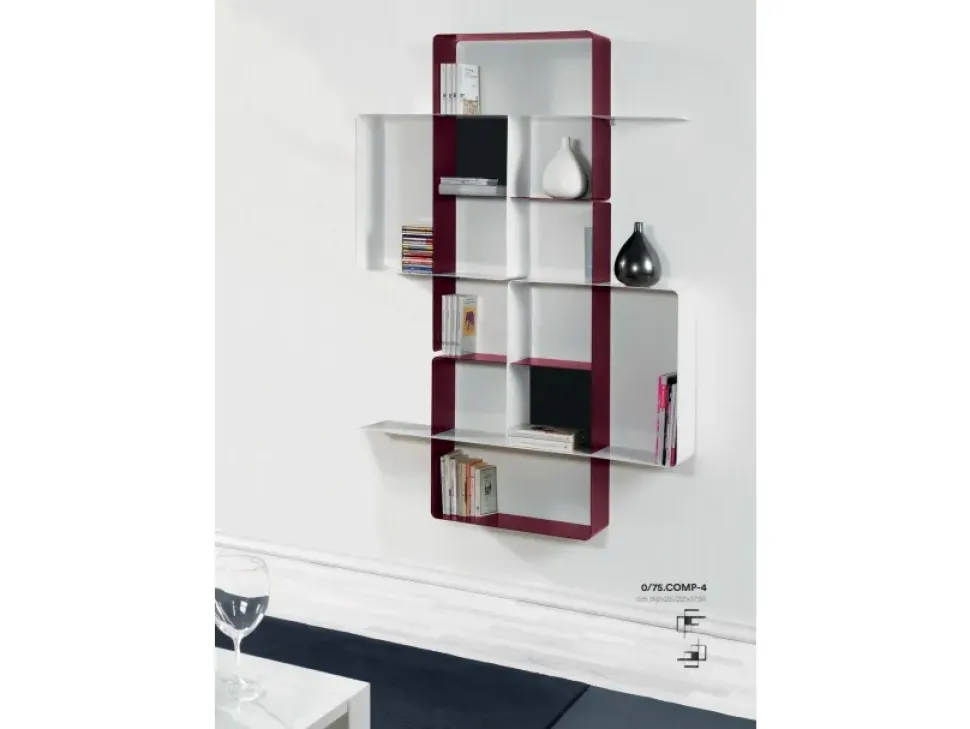 Libreria Pezzani in metallo in Offerta Outlet: scopri Mondrian