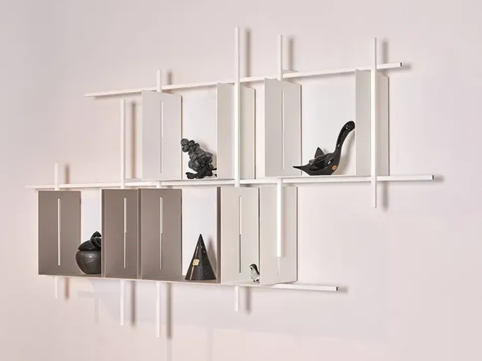 Libreria Pezzani in metallo scontata -45%: scopri 0/72-5