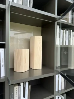 Libreria Poliform in laccato opaco scontata -30%: scopri Libreria wallsystem
