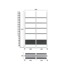 Libreria Rimadesio in metallo scontata -36%: scopri Zenit