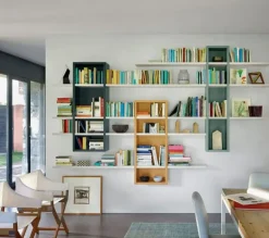 Libreria Sangiacomo in laccato opaco scontata -25%: scopri Modo m5c73