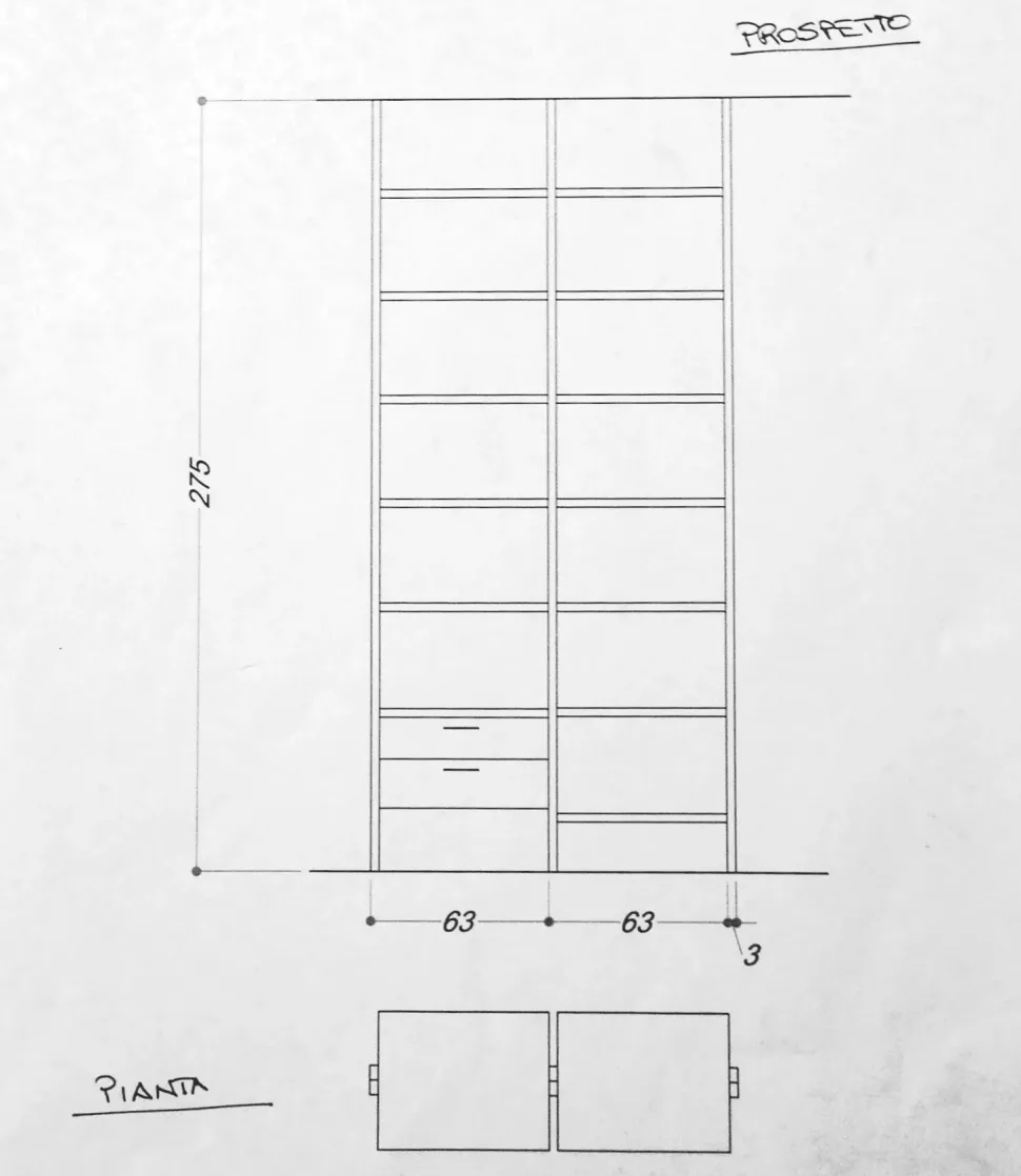 Libreria Space system - scontata del -52 %